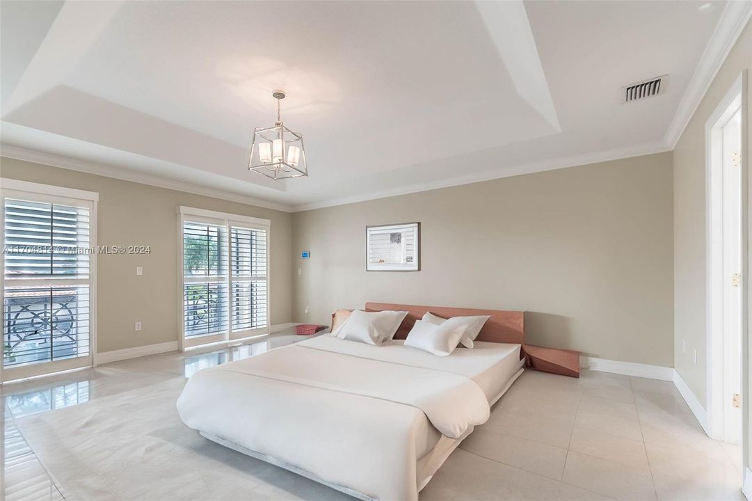 Staged Principal Bedroom, photo is a rendering