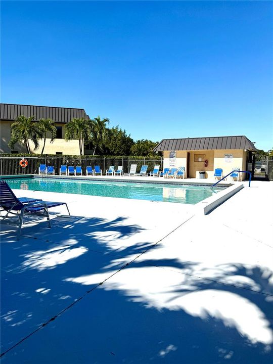 Community pool area