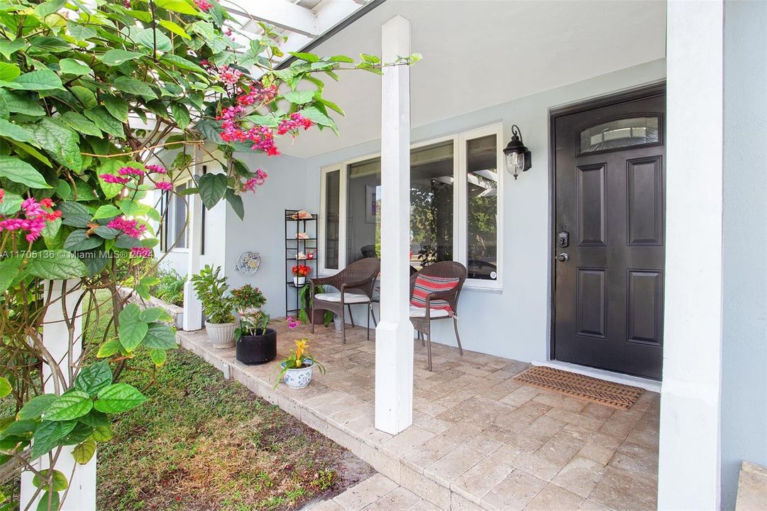 Beautiful porch entrance