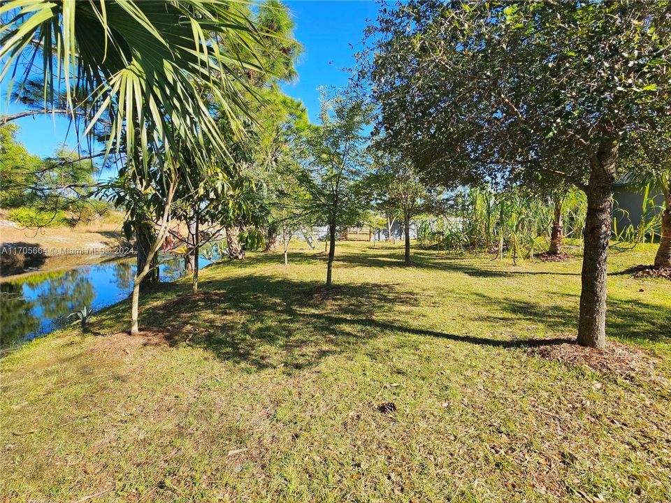 CANAL BEHIND PROPERTY