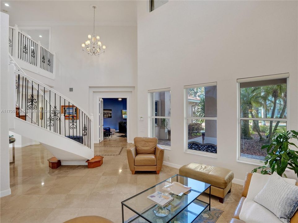 High volume ceilings with lots of natural light