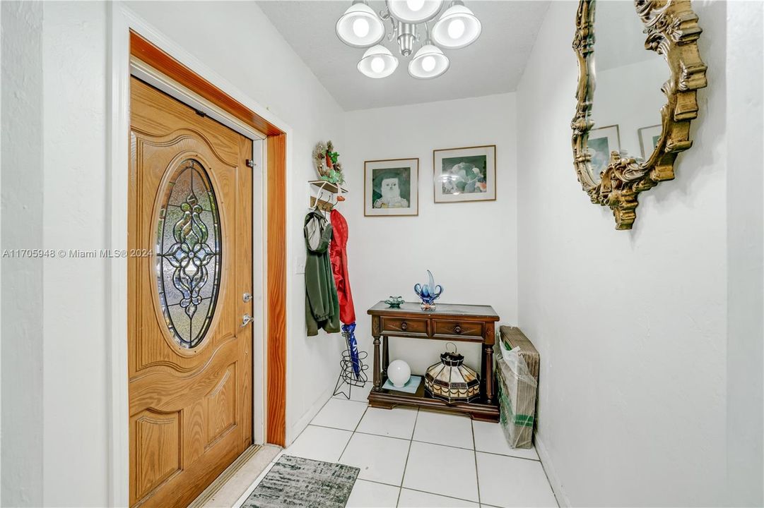 Front entry foyer.