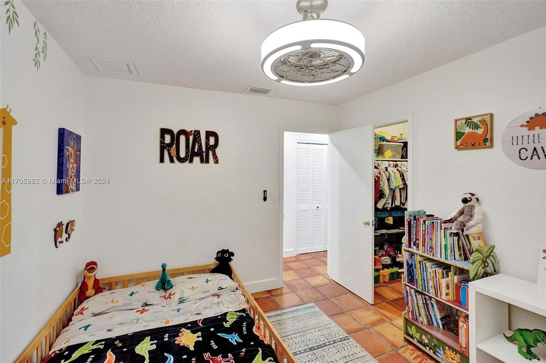 Bedroom Two with a Walk In Closet