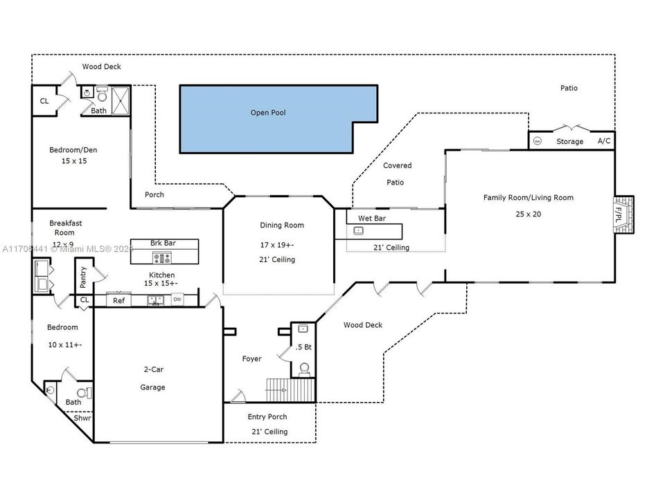 En Venta: $4,999,000 (5 camas, 4 baños, 4341 Pies cuadrados)