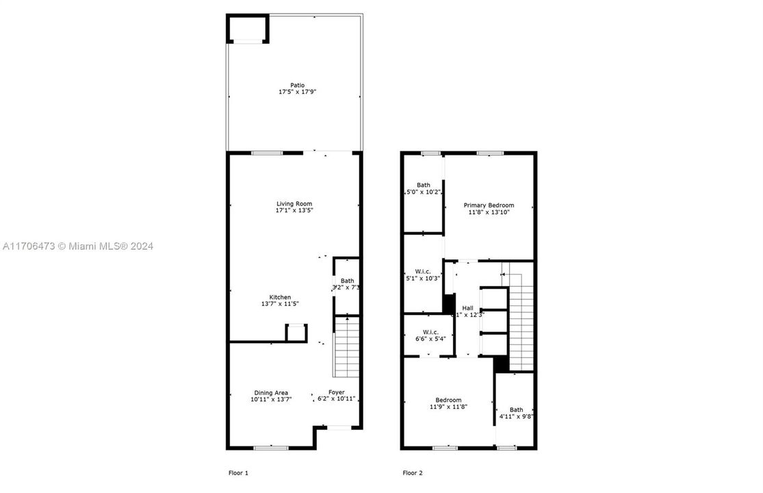 Floor Plan of downstairs and upstairs