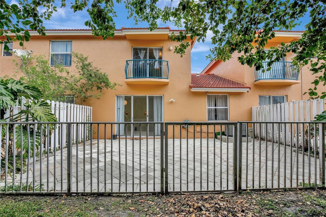 Fenced Patio