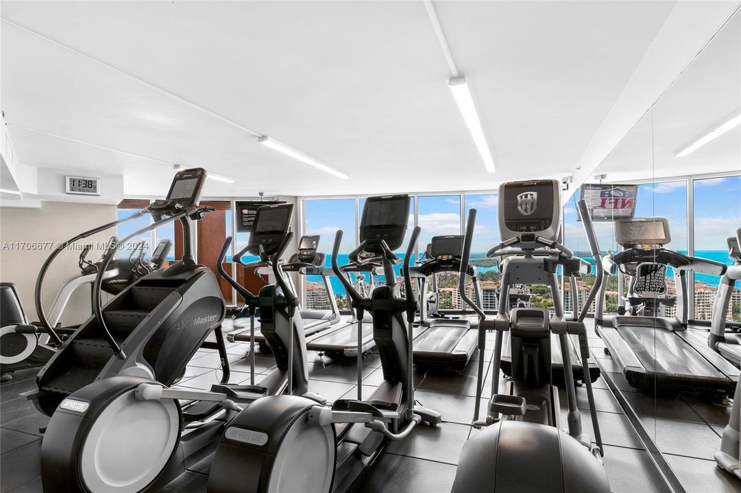 a Gym on the 29th Floor!