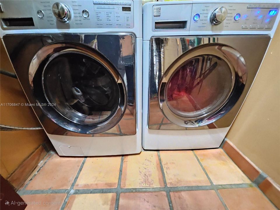 front load washer and dryer