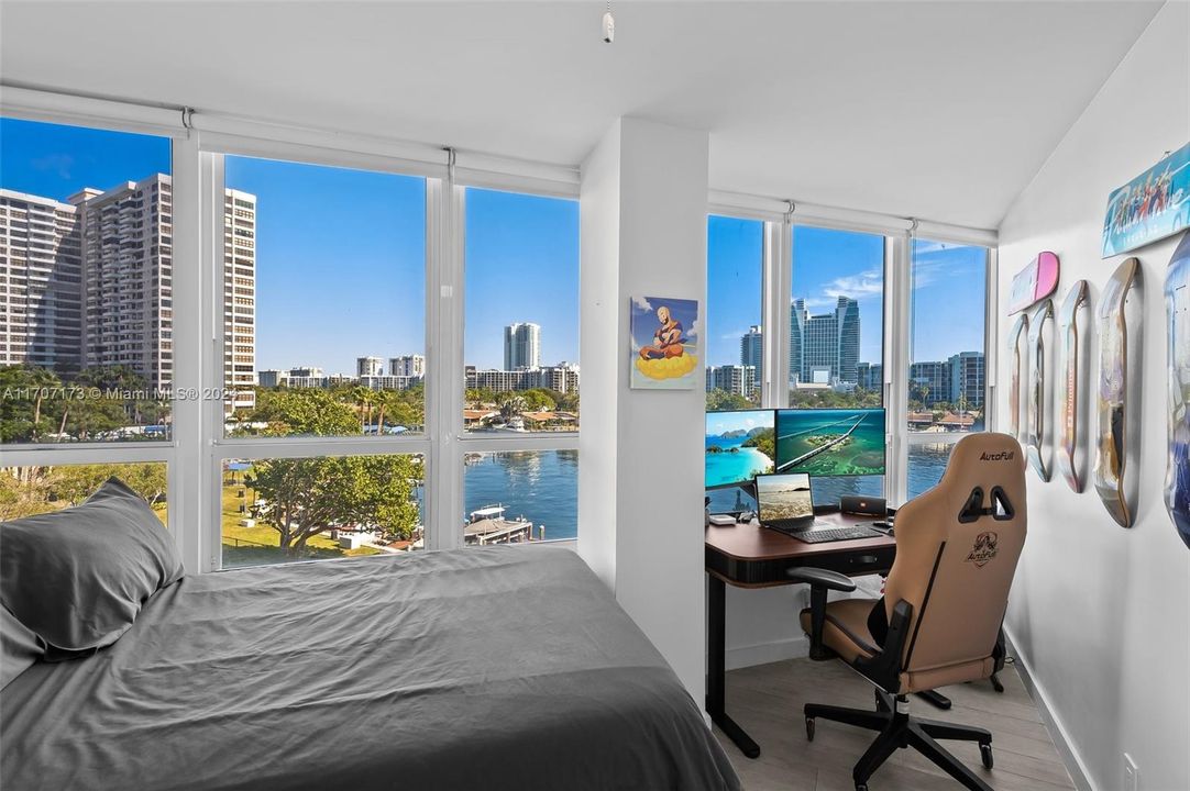 Guest room featuring gorgeous bay views