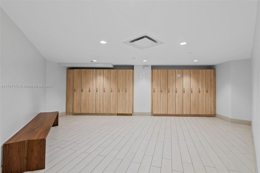 Gym Locker Room