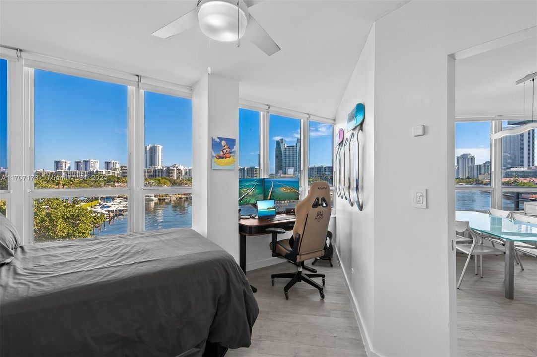 Guest room featuring gorgeous bay views