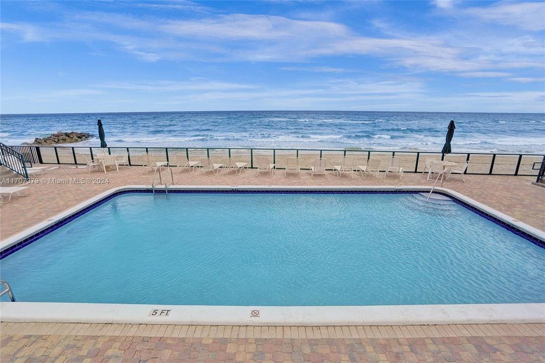 Ocean Front Heated Pool