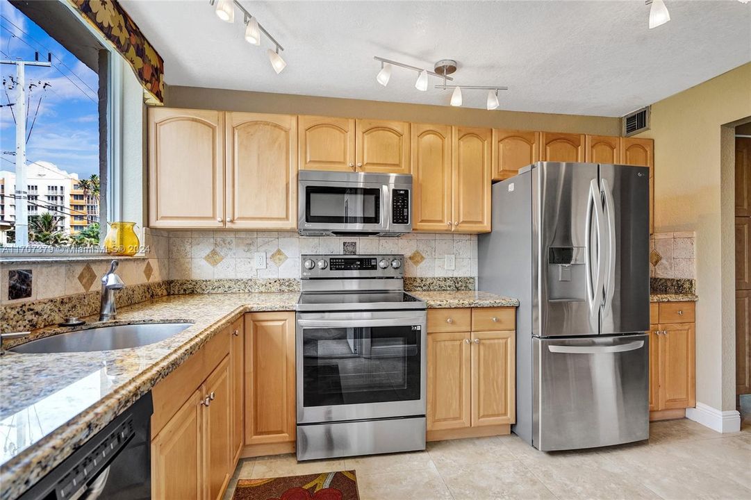 Remodeled kitchen