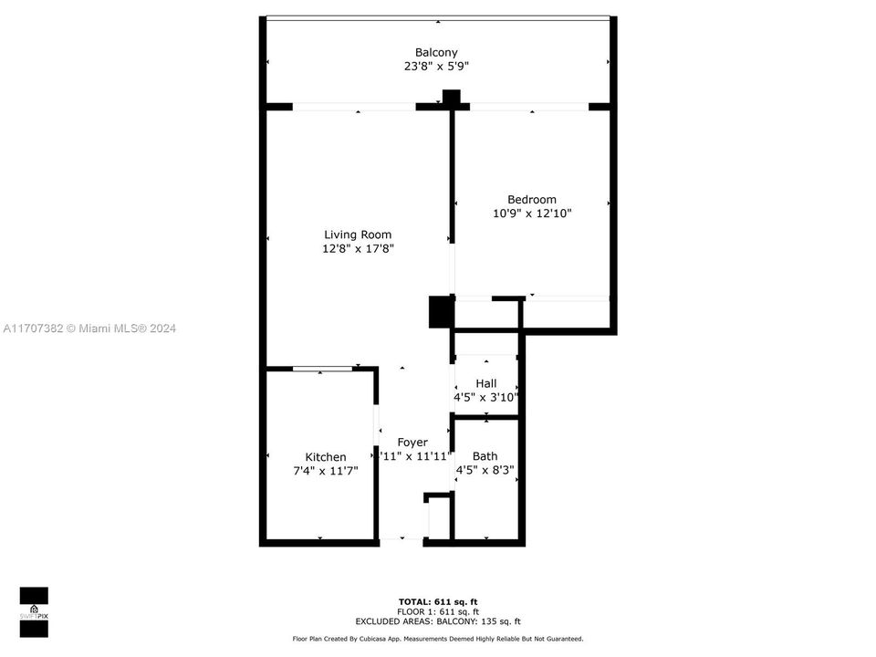 En Venta: $299,000 (1 camas, 1 baños, 598 Pies cuadrados)