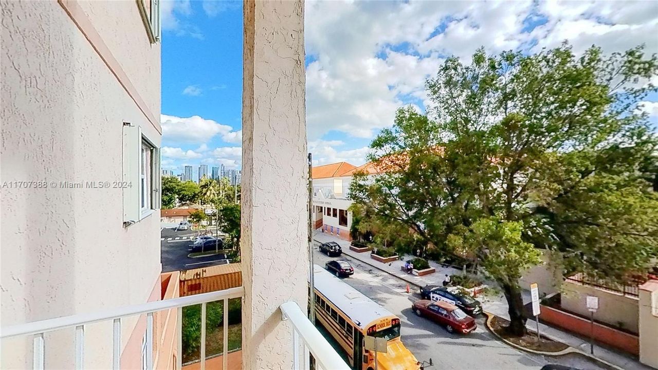 View from kitchen balcony