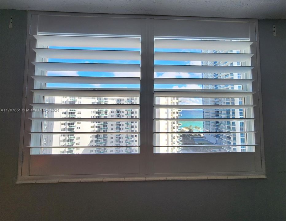 Bedroom Custom Plantation Shutters