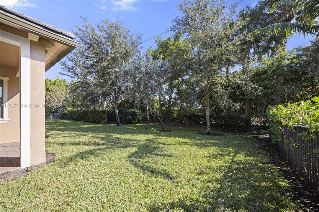 Backyard with room for pool