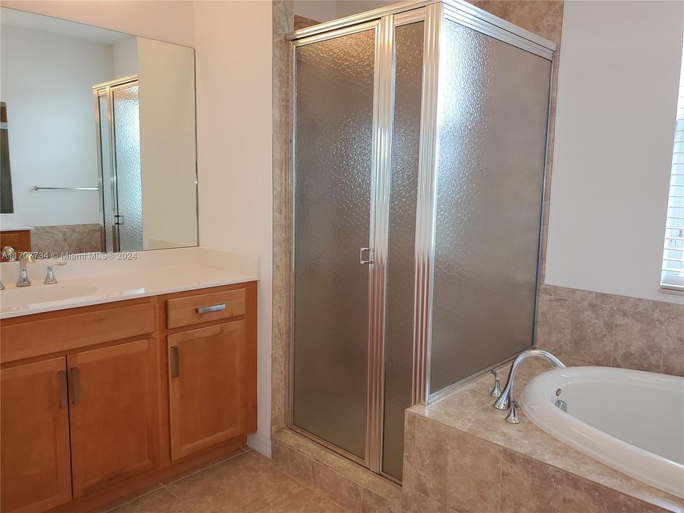 Separate Tub & Shower