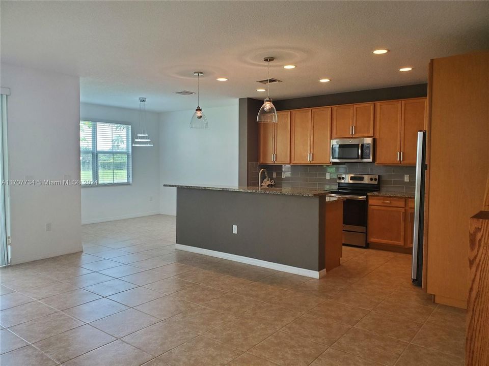 Open Concept Living/Dining Area