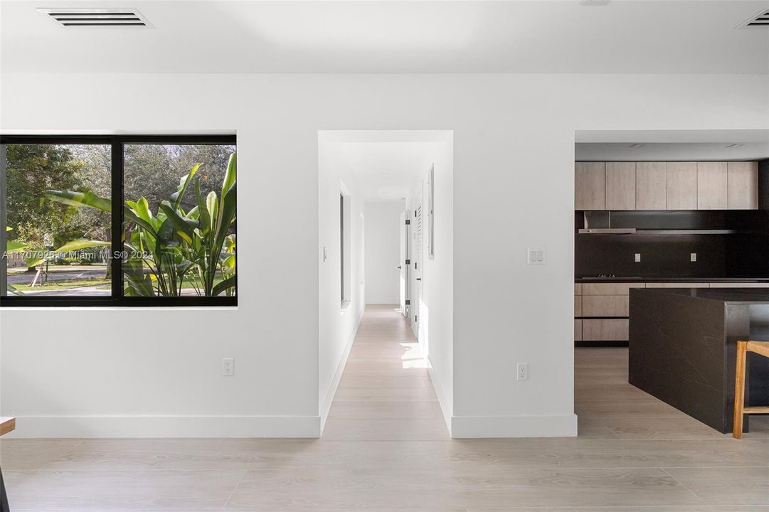 Hallway to master bedroom