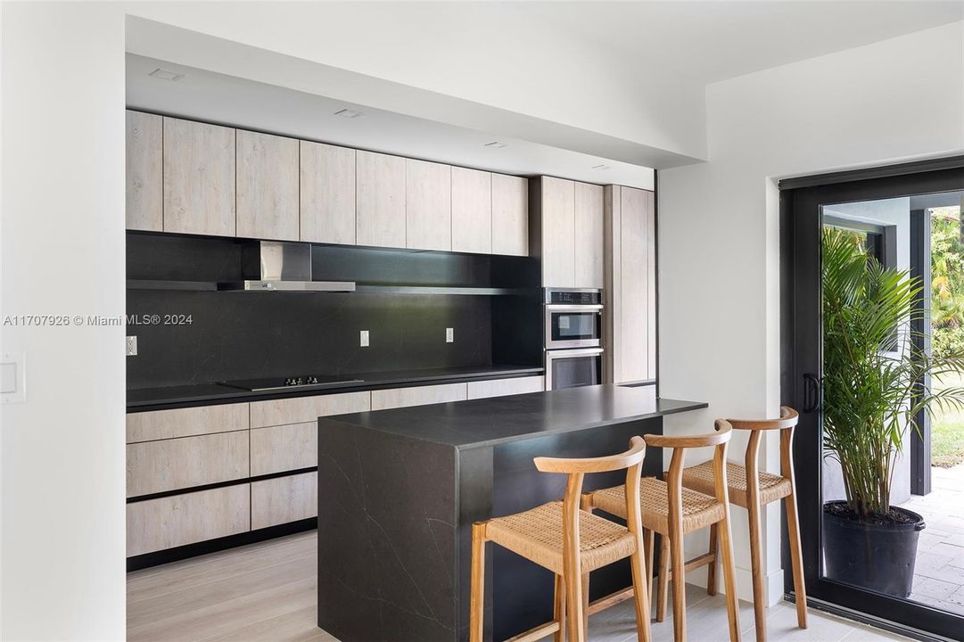 Stylish kitchen featuring modern finishes