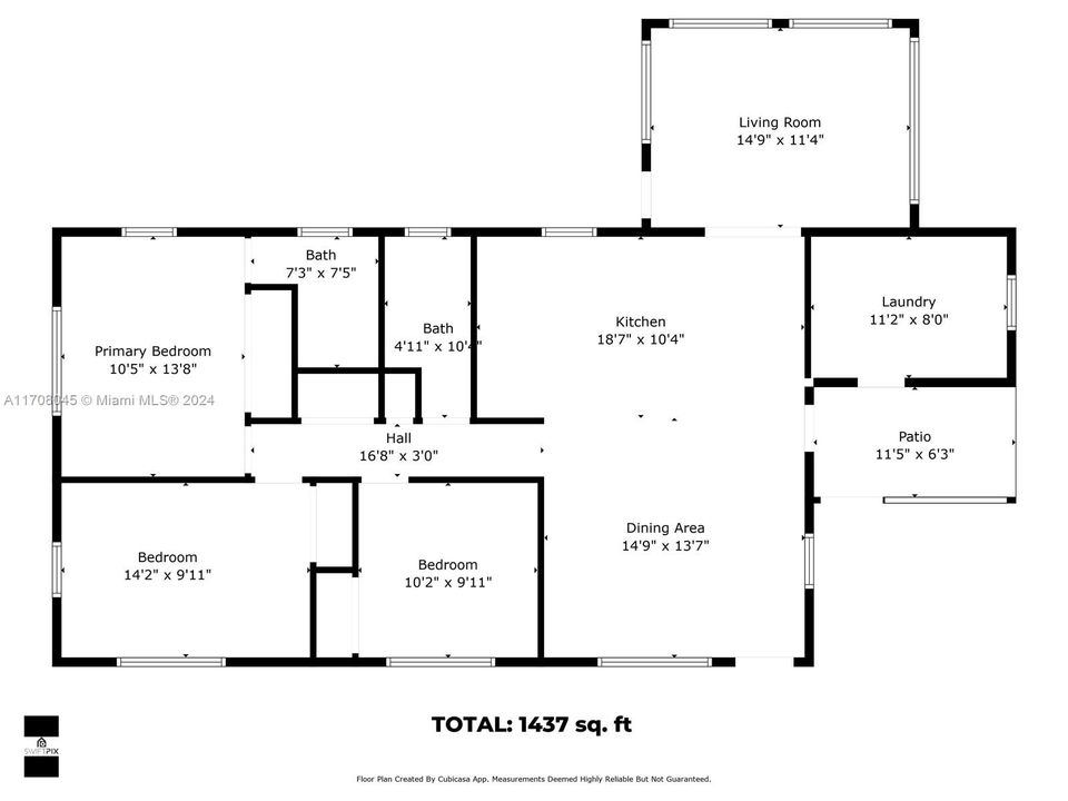 На продажу: $599,999 (3 спален, 2 ванн, 1308 Квадратных фут)