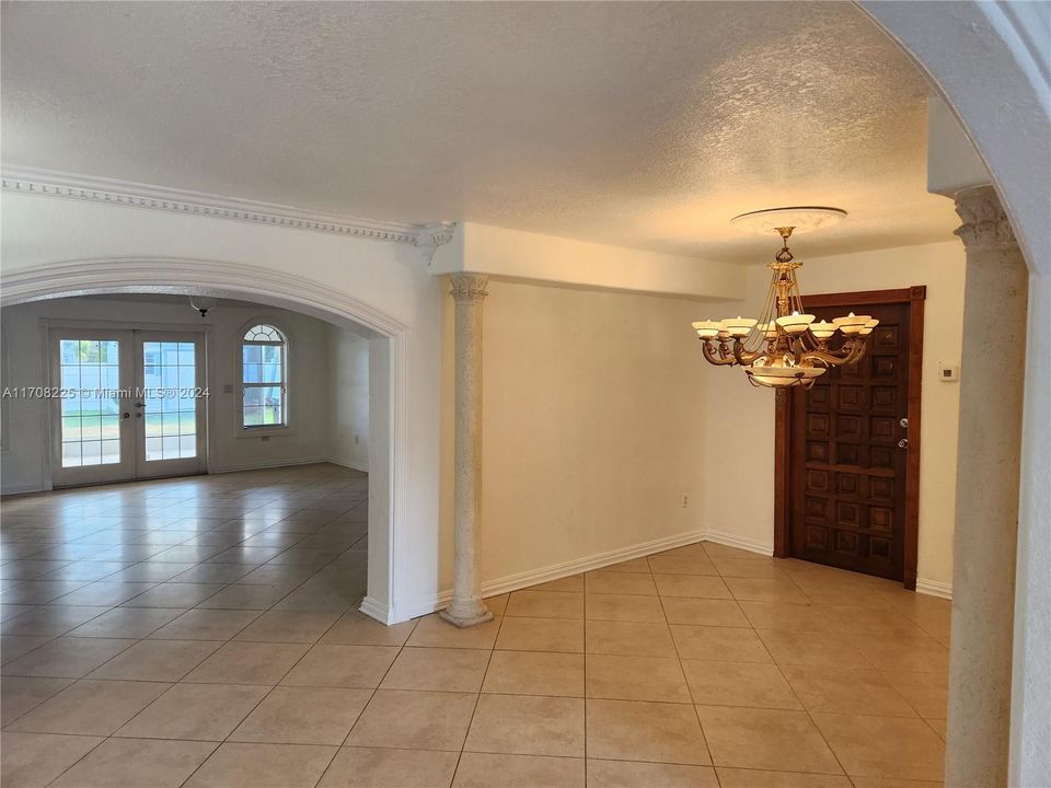 Formal dining area