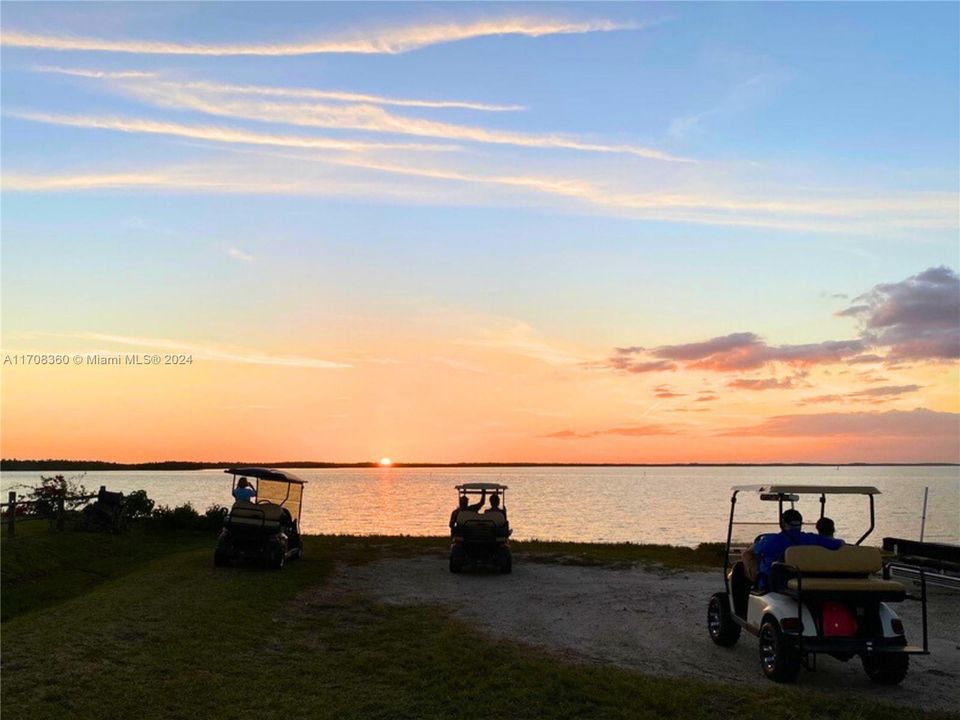 Sunset from the opposite side of ORA are breathtaking and usually draw a small crowd where you can meet your fellow islanders