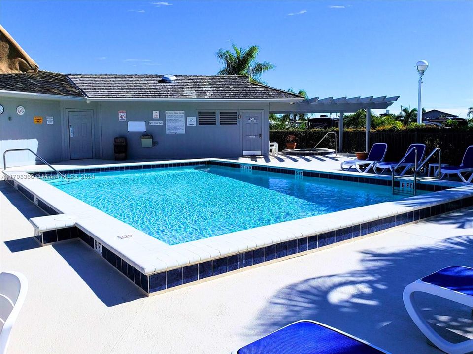 This is the pool closest to your lot, right around the corner - a short walk, roll, or ride!