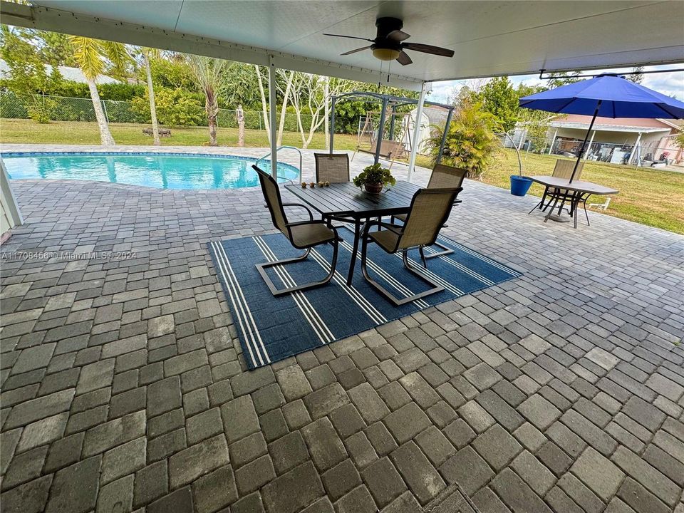 Covered patio