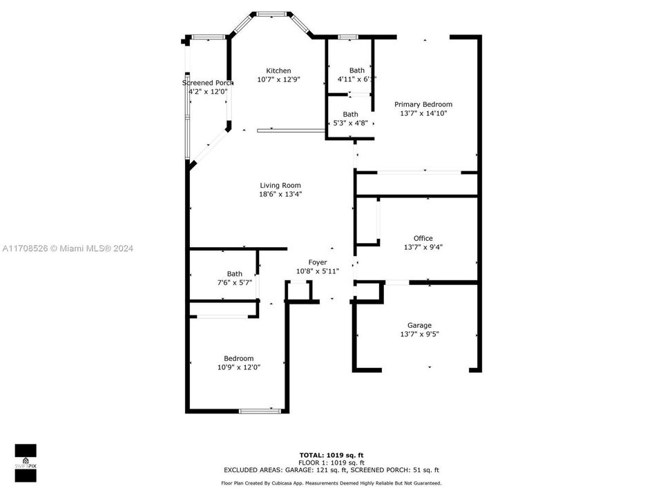 For Sale: $499,000 (2 beds, 2 baths, 958 Square Feet)