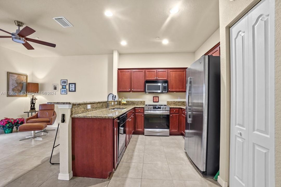 This Kitchen has 3 Pantry's