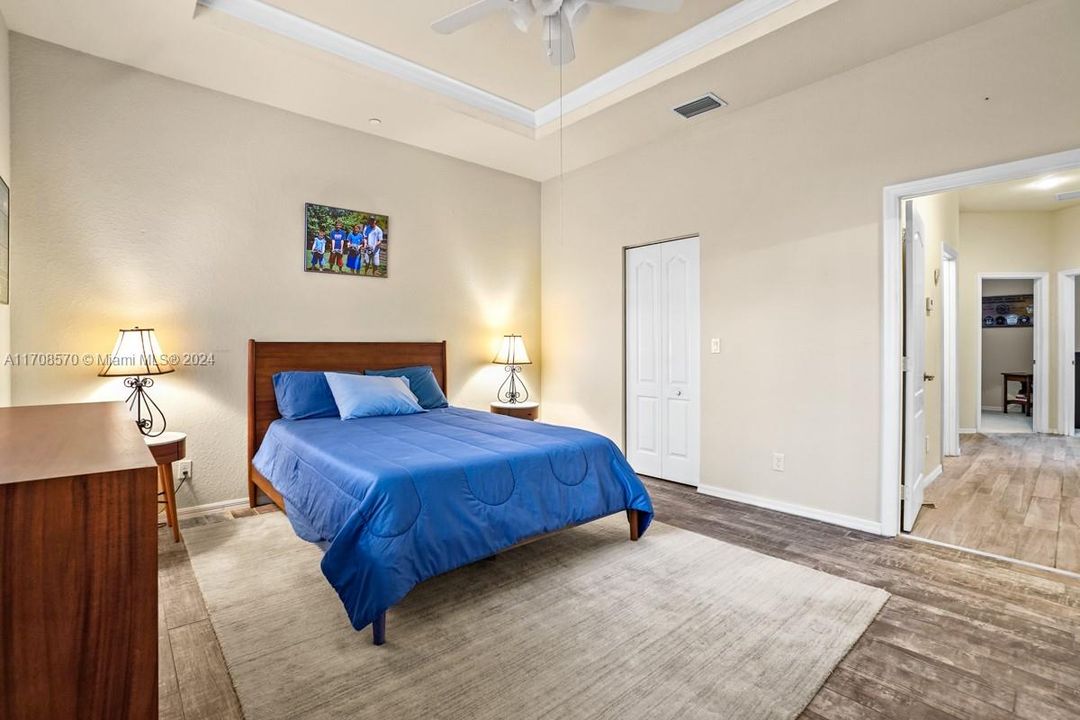 Master Bedroom with Walk-In Closet