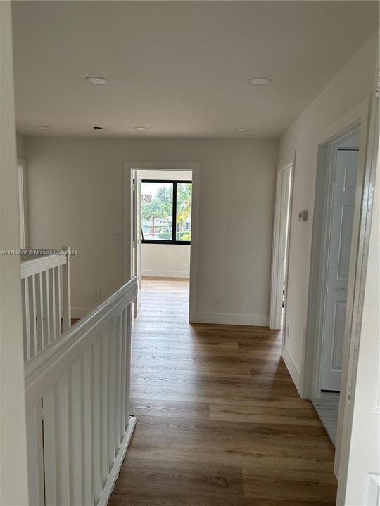 Hallway from 3rd bedroom