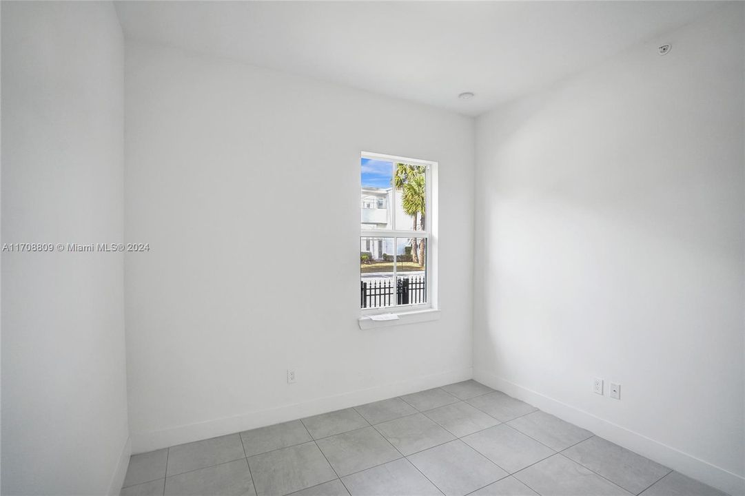 Third bedroom on first floor