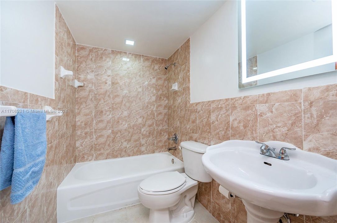 Secondary bathroom