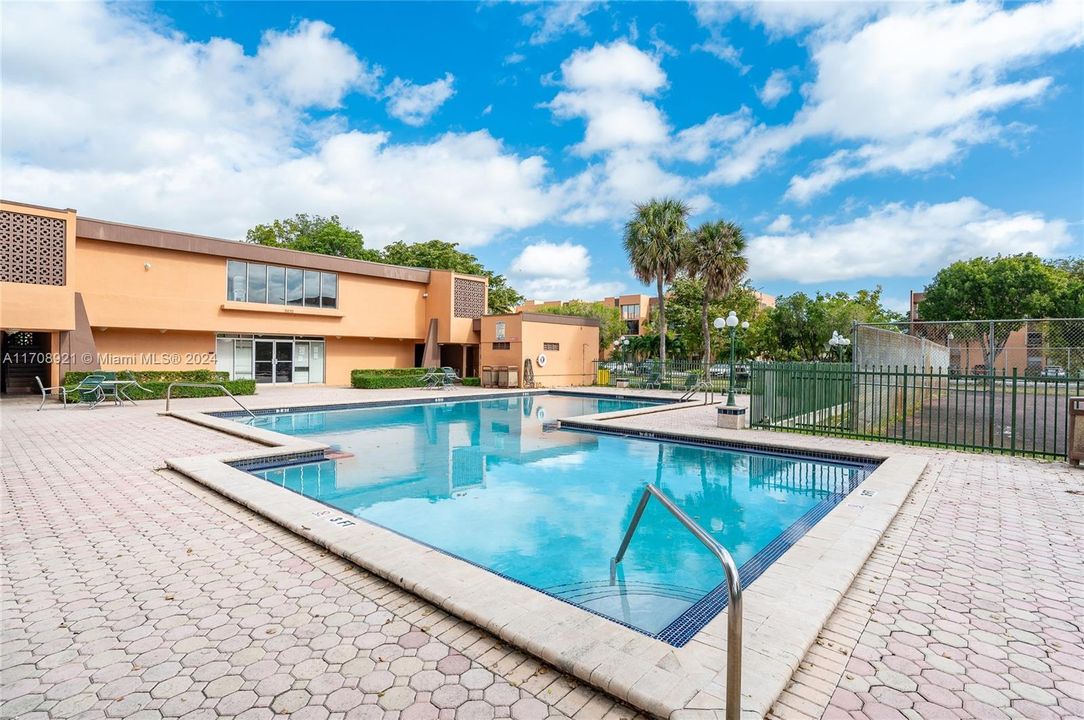 View of Club House and pool