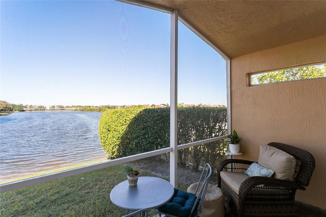 Lakefront Covered Patio