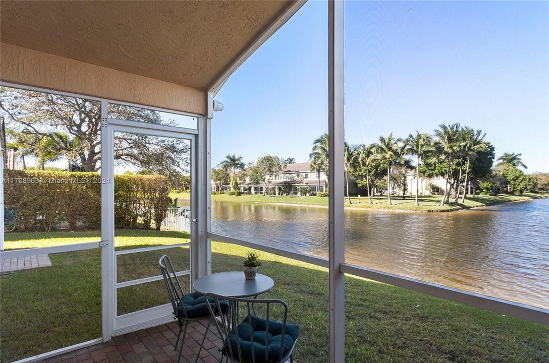 Lakefront Covered Patio