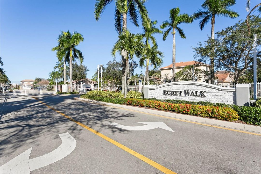 Egrets Walk Entrance