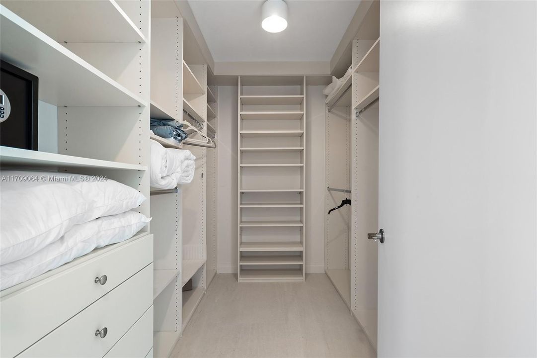 Two Wallk-in Closets - Closet 1 in Primary  Bedroom