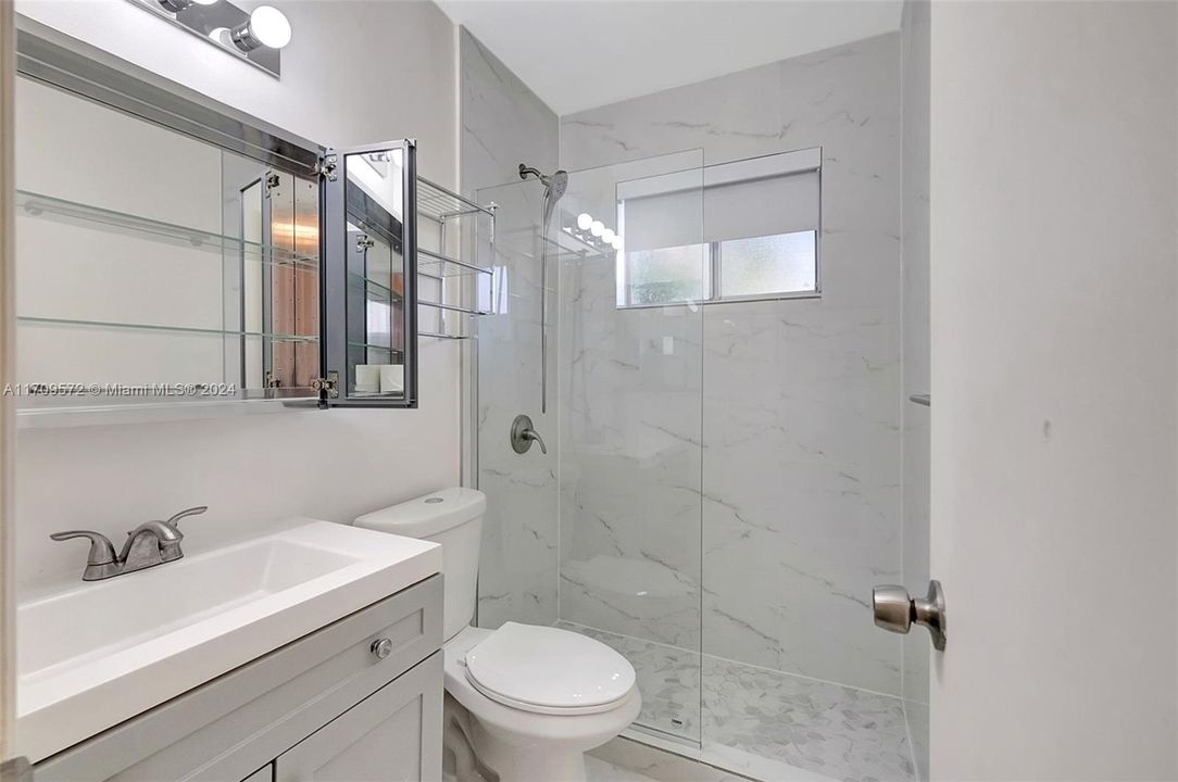 Renovated bathroom