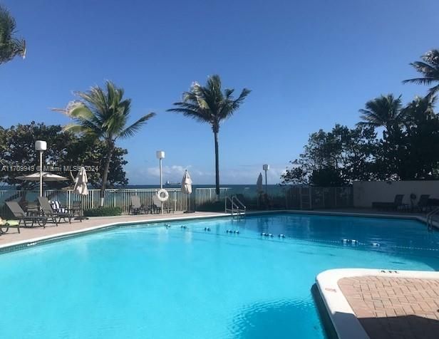 Large resort style pool