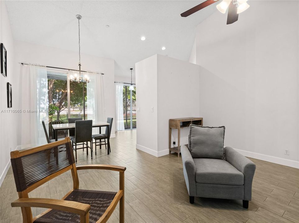 Ample Living/Dining Room