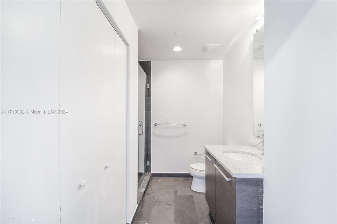 Guest Bathroom with shower & Laundry