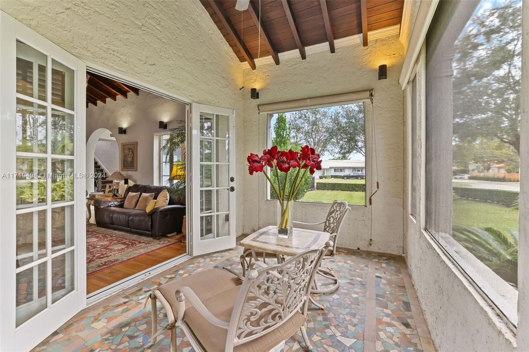 Sun Room enclosed porch