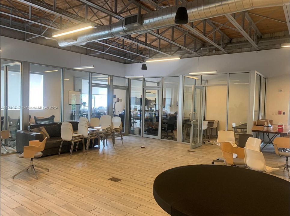 Semi private co working space on 2nd level