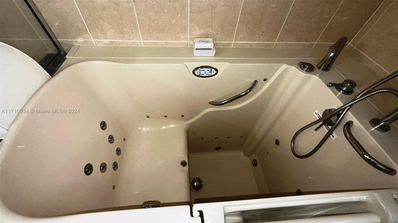 Safe step walk-in tub