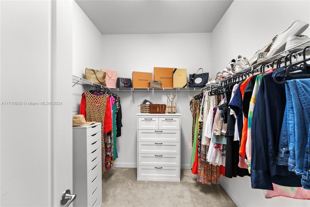 Primary Walk-in Closet