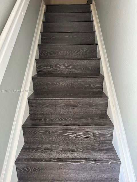 Vinyl floor stairs